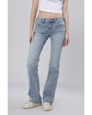 TRUE RELIGION Bootcut-Jeans Becca Low Rise Bootcut? Baumwollmischung, Bootcut Fit - Blau