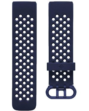 Fitbit Smartwatch- Charge 4 Band L, Sport Armband aus Silikon, wasserabweisend - Blau