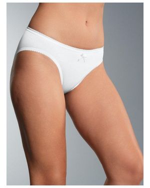 Trigema Hüftslip Hüftslip Mit Spitze Im Doppelpack (2-St) - Weiß