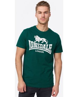 Lonsdale London T-Shirt LOGO - Grün