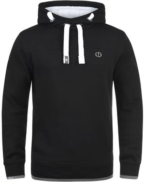 Solid Hoodie SDBenjaminHood Kapuzensweatshirt mit gefütterter Kapuze - Schwarz