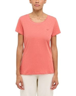 Mustang Kurzarmshirt Damen Style Winona - Pink