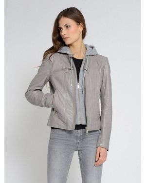 Maze Lederjacke Mico - Blau