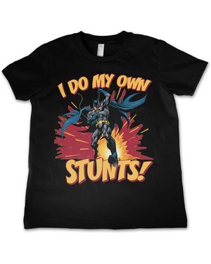 Batman I Do My Own Stunts Kids T-Shirt - Schwarz