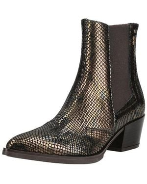 Nero Giardini Stiefelette Leder/Textil Bikerboots - Schwarz