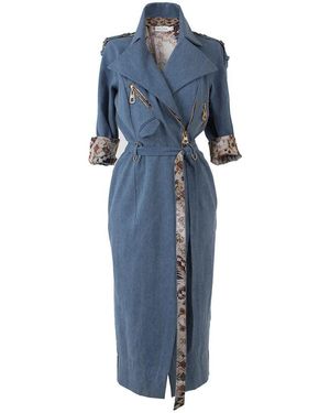 Rua & Rua & RUA Jeanskleid Casual Bleistiftkleid Jeans Kleid In Blau