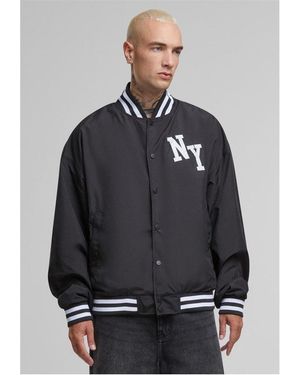 Mister Tee Kurzjacke New York Arc Light College Jacket - Grau