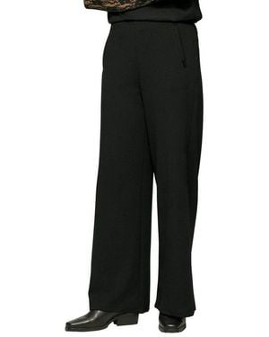 QS Stoffhose Sommerhose Mit Stretchanteil - Schwarz