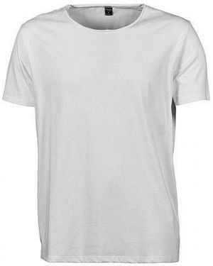 Tee Jays Jays Rundhalsshirt Raw Edge Tee / 100 %ringgesponnene,gekämmte Baumwolle - Weiß