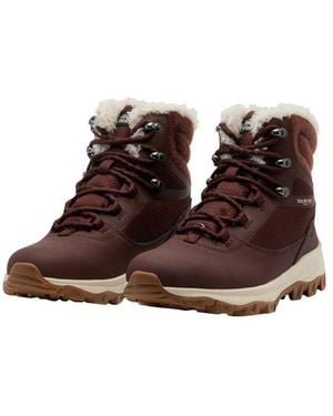 Jack Wolfskin Everquest Texapore High W Outdoorwinterstiefel Winterboots, Winterstiefel, Winterschuhe, Gefüttert, Wasserdicht - Braun