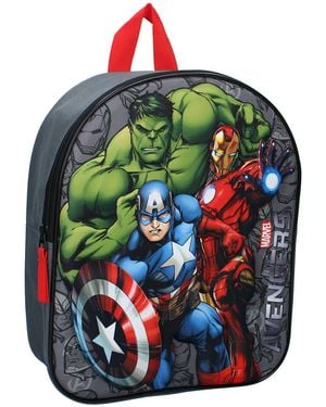 Marvel Kinderrucksack Freizeitrucksack Tasche Perfekt für Sport, Schule & Abenteuer Bag - Grün
