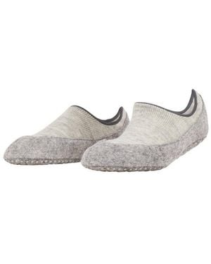 FALKE Socken Cosyshoe Damen (1-Paar) Mit Merinowolle & Rutschhemmender Sohle - Grau