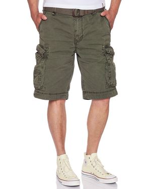 Jet Lag Cargoshorts Take off 8 mit Gürtel - Grün
