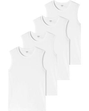 Schiesser Tanktop Multi (4-tlg) - Weiß