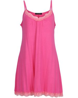 malito more than fashion Longtop 8010 Spahettiträger - Pink
