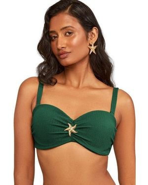 Love & Roses Push-Up-Bikini-Top Bikinioberteil Mit Geformten Körbchen (1-St) - Schwarz