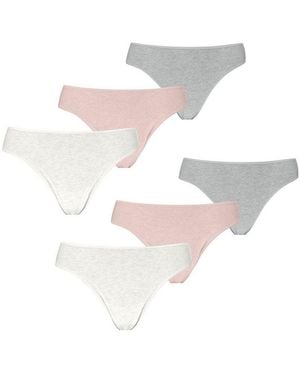 PUMA String Cotton Modal (6-St) Bequem, Feminin Und Ideal Für Den Alltag - Schwarz