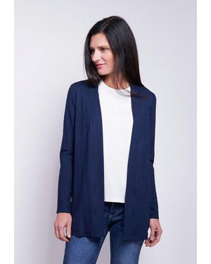 Seidel Moden Kurzjacke Ohne Verschluss, Made - Blau