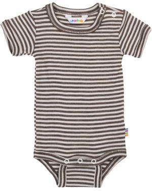 Joha Kurzarmbody Merinowolle/Seide - Braun