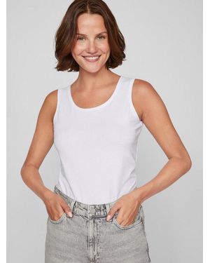 Vila Tanktop Vinora Tank Top - Weiß