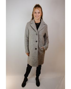 Fuchs & Schmitt Langmantel MANTEL grau - Mehrfarbig