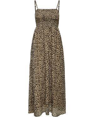 ONLY Maxikleid ONLELENA VIKKI LIFE STRAP ANK DRESS WVN - Natur
