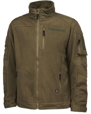 BRANDIT Fleecejacke Ripstop - Grün