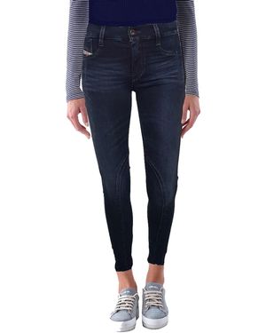 DIESEL Fit- Ridee 0823R Jeans Super Slim Jeggings - Blau