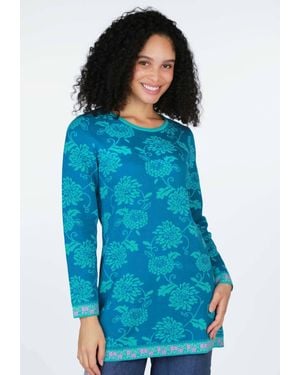 Deerberg Strickpullover Lynette - Blau