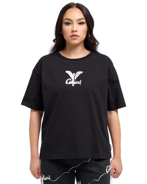 carlo colucci Kurzarmshirt Di Paola - Schwarz