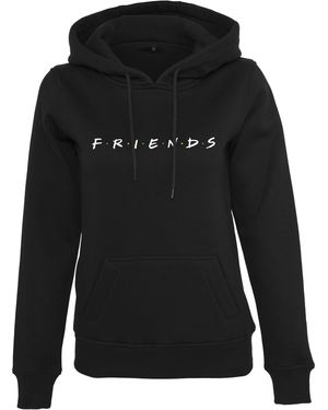 Merchcode Kapuzenpullover Ladies Friends Hoody (1-tlg) - Schwarz