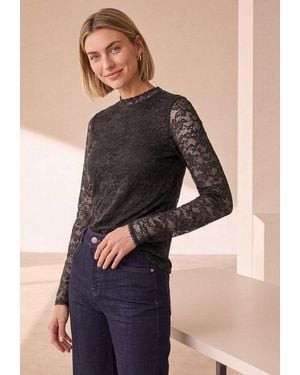 Street One Spitzenshirt - Mehrfarbig