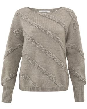 Yaya Strickpullover - Grau