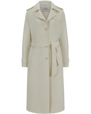Milestone Trenchcoat MSCosmic mit Schulterklappen - Weiß