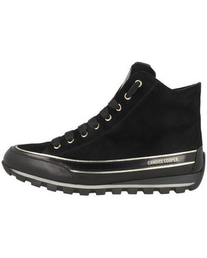Candice Cooper Janis Strip Plus Chic Damen Sneaker Turnschuhe, Sportschuhe, Freizeitschuhe, Halbschuhe, Schnürschuhe - Schwarz