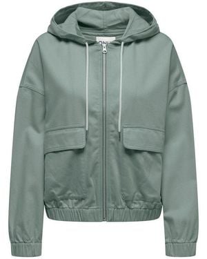 ONLY Parka Onlkenzie-Soft Life L/S Jacket Cc Pnt Elastische Bündchen - Grün