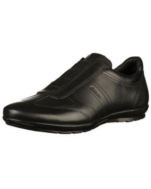 Geox Sneaker Leder Sneaker - Schwarz