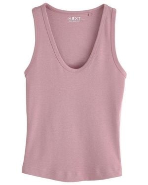 Next Trägertop Trägertop Mit Breiten Trägern (1-Tlg) - Pink