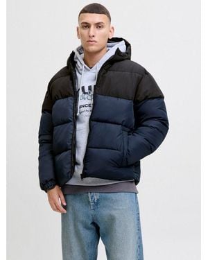 Jack & Jones Steppjacke Jjmaze Puffer Hood - Blau