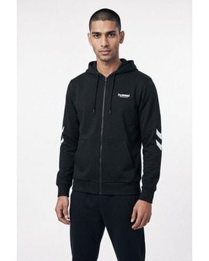 Hummel Kapuzensweatshirt Hmllegacy 2.0 Zip Hoodie Sportlicher Schnitt, Für Vielseitige Aktivitäten, Mit Kapuze - Blau