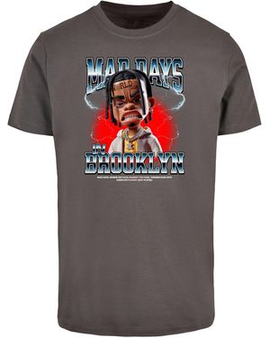 Mister Tee T-Shirt Mad Days Tee (1-tlg) - Grau