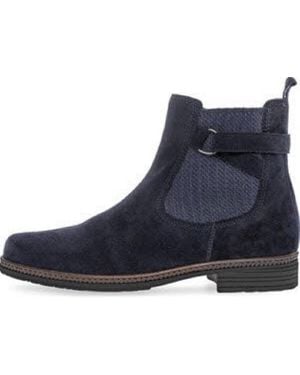 Gabor Reissverschlussstiefel Schnürschuh - Blau