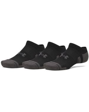 Under Armour Sneakersocken New Ua Perf Tech 3Pk Ns (Packung, 3-Paar) 3Er-Pack, Sneakersocken-Form, Sportlicher Stil - Schwarz