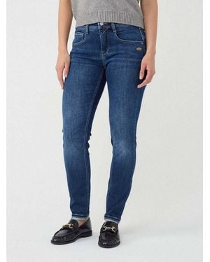 Gang Relax-Fit-Jeans 94Amelie Im 5-Pocket-Style - Blau