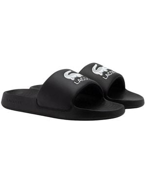 Lacoste Serve Slide 1.0 Badeschuhe Herren Sneaker - Schwarz
