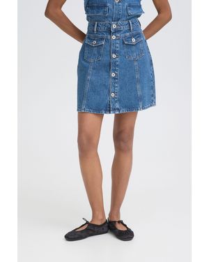 Ichi Jeansrock Denimrock IHPAMILA - Blau