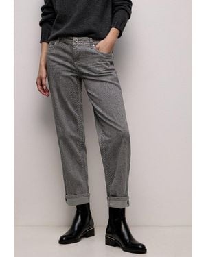 Street One Comfort-Fit-Jeans Aus Baumwolle Mit Stretchanteil - Grau