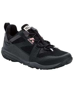 Jack Wolfskin Sneaker Spirit Low (Multifunktionsschuhe, Leicht Und Atmungsaktiv) Wanderschuh - Schwarz