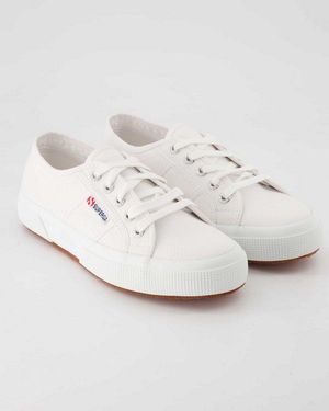 Superga 2750 Schnürschuh Obermaterial: Textil - Weiß