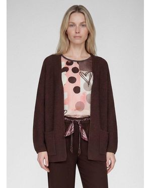 Rabe Strickjacke Strickjacke - Braun
